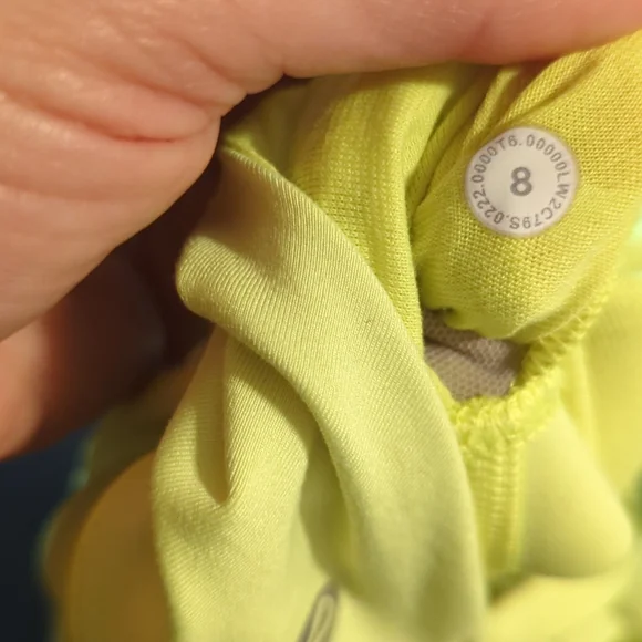 Lululemon Energy Bra Highlight Yellow - Picture 4 of 7